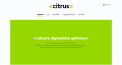 Desktop Screenshot of citrus.fi